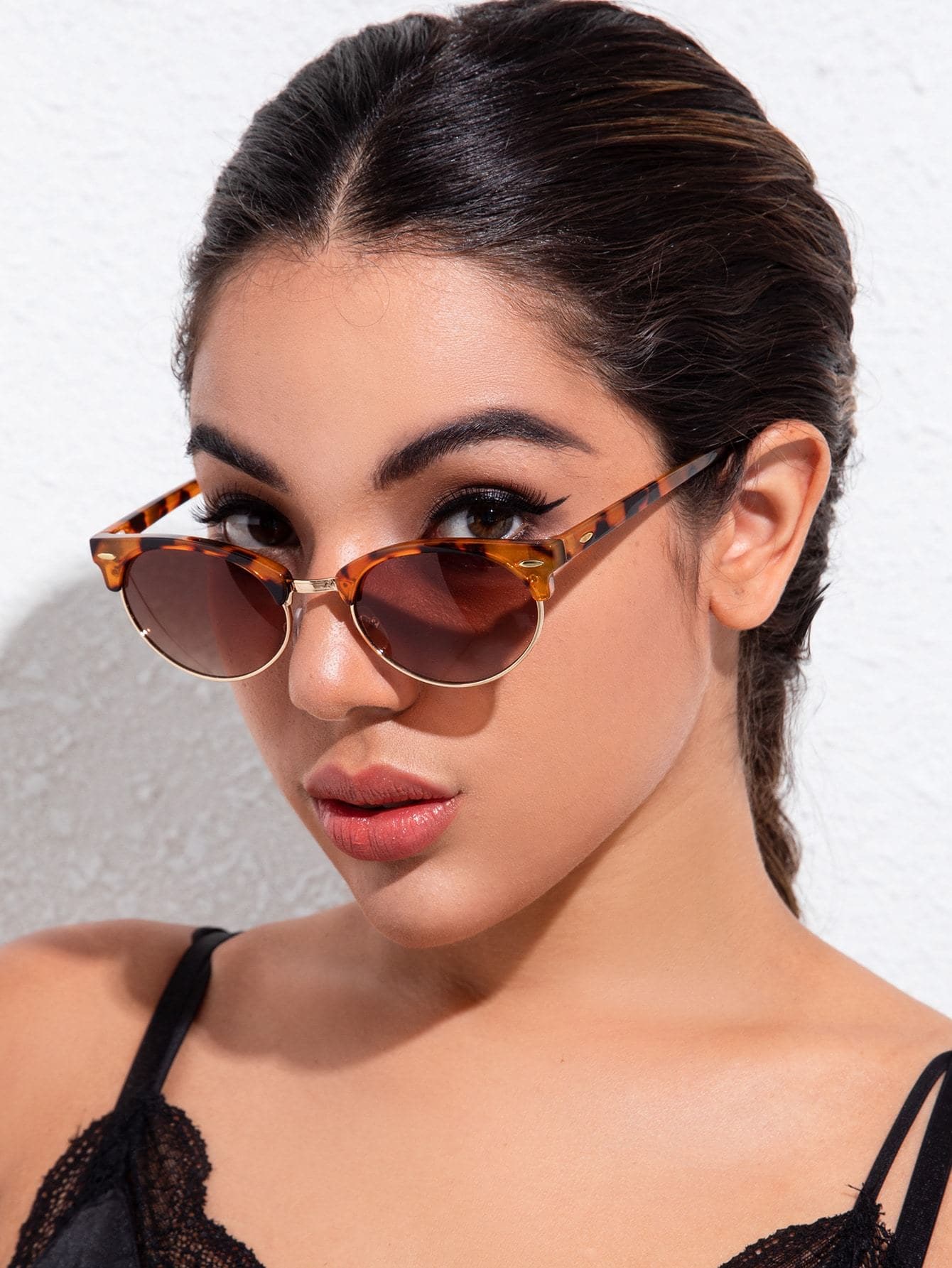 Brown Tortoiseshell Frame UV Protected Sunglasses