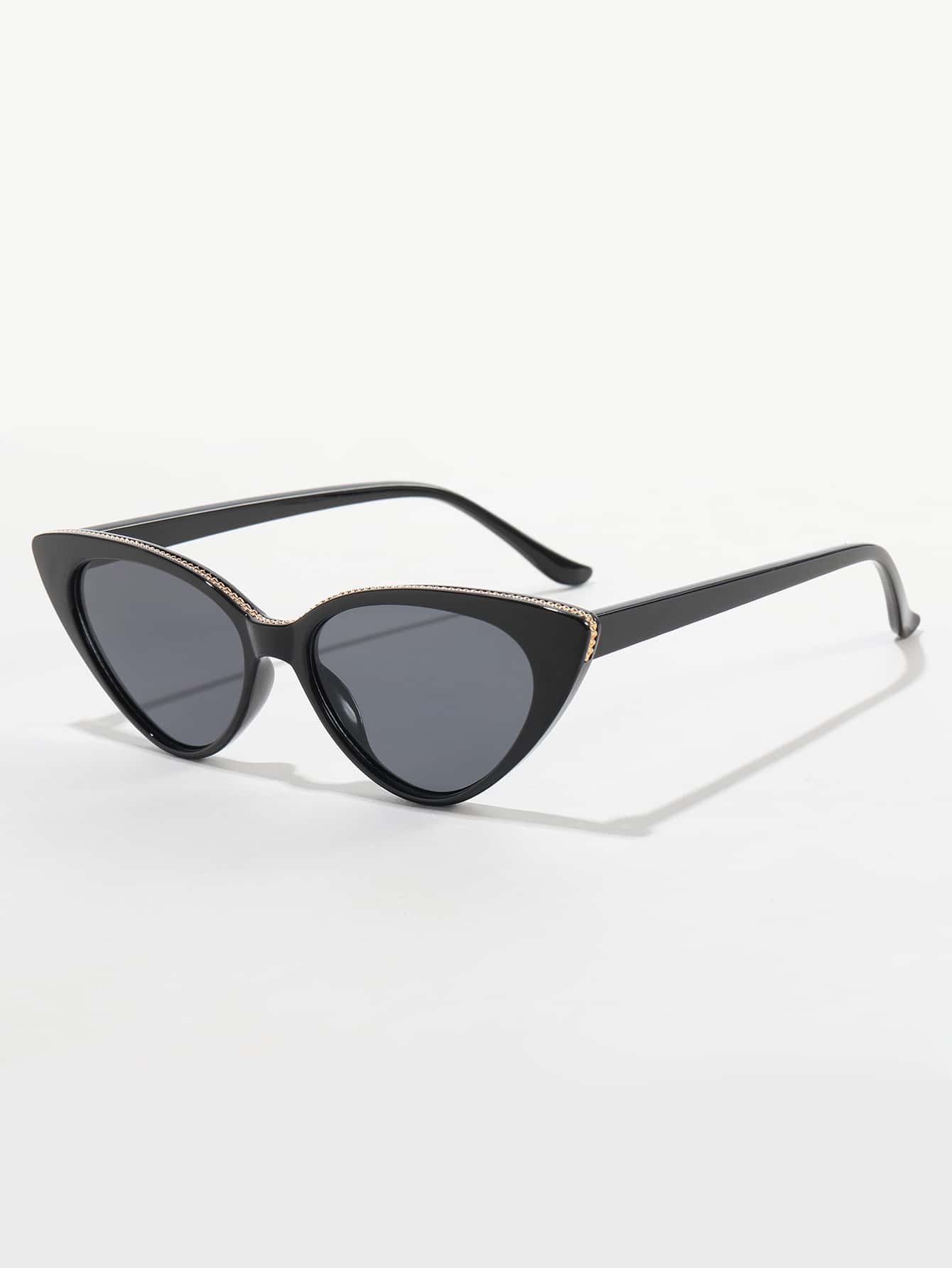 Cat Eye Tinted Lens UV Protected Sunglasses