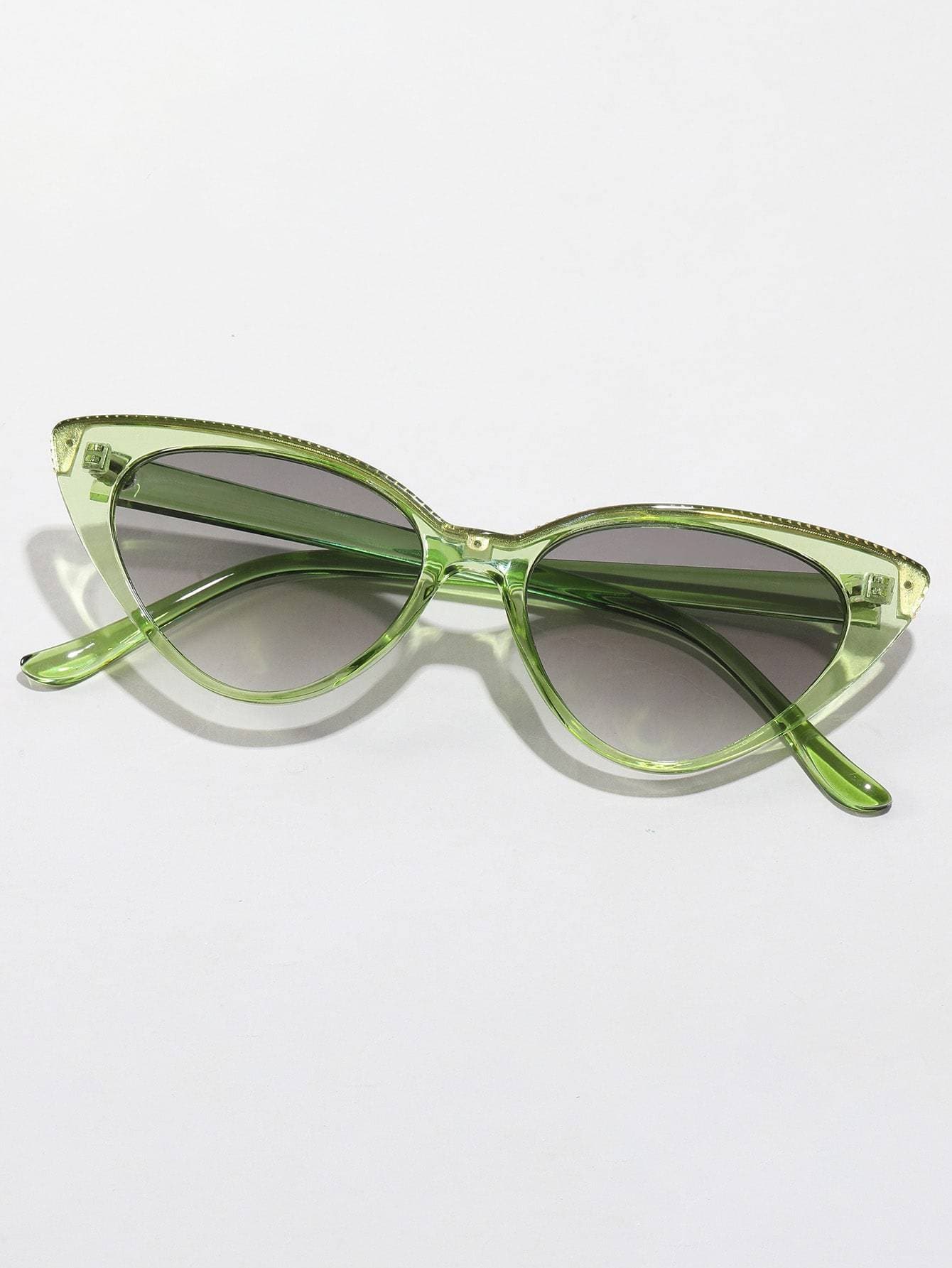 Cat Eye Tinted Lens UV Protected Sunglasses