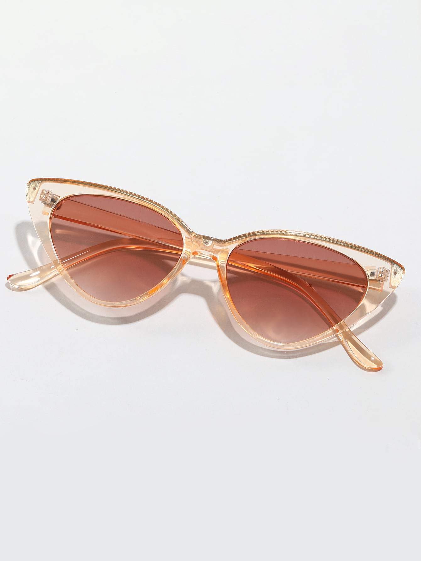 Cat Eye Tinted Lens UV Protected Sunglasses
