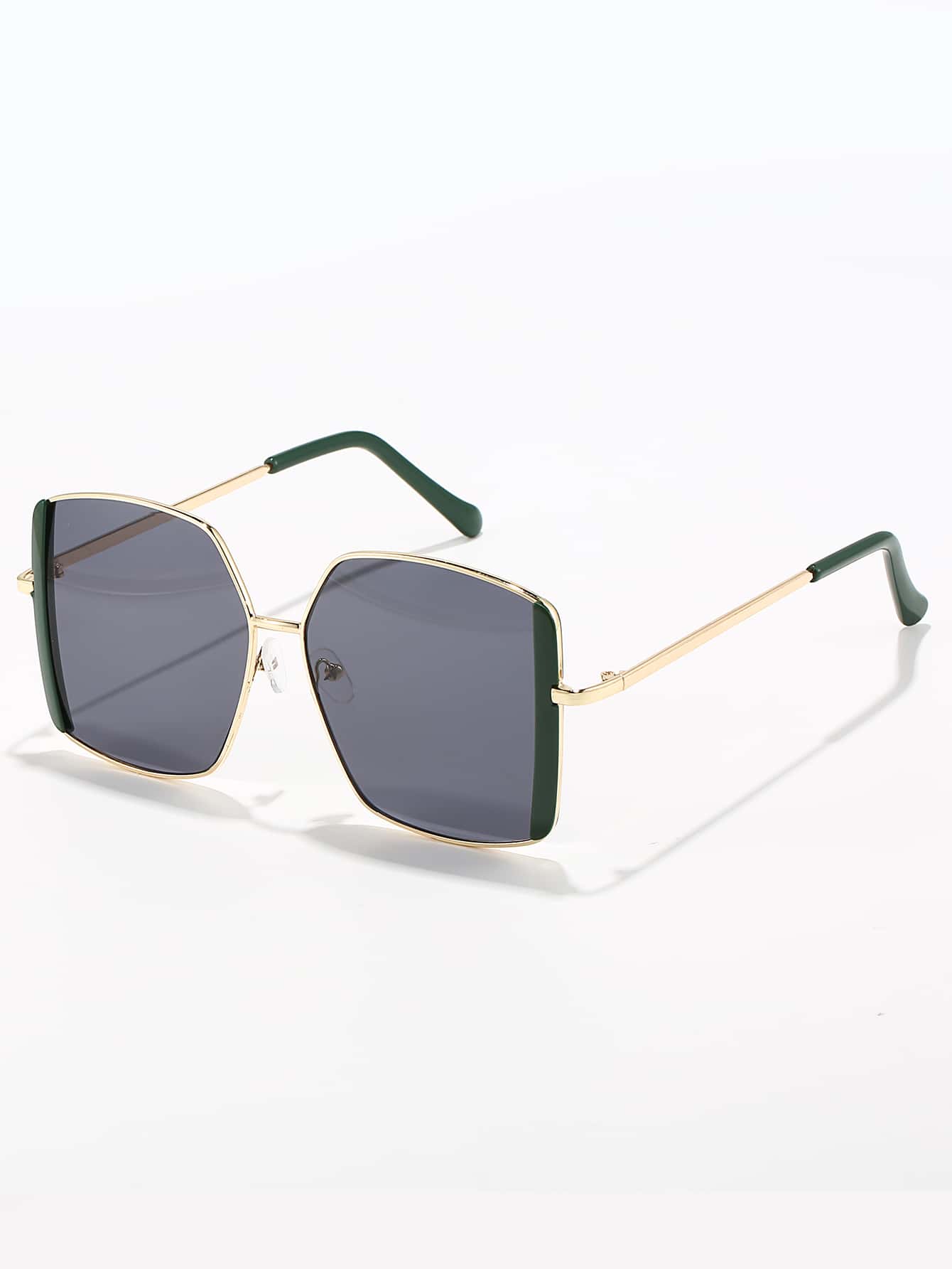 Gold Metal Frame UV Protected Sunglasses