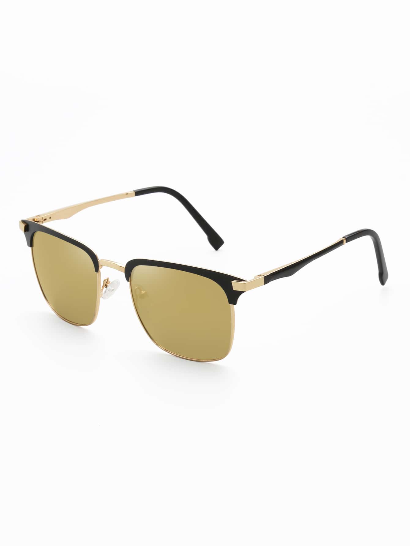 Metal Frame UV Protected Sunglasses