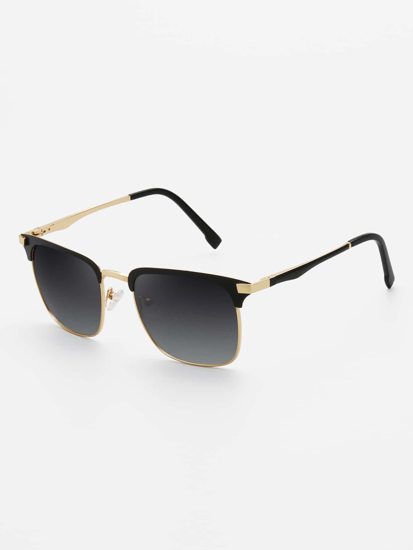 Metal Frame UV Protected Sunglasses