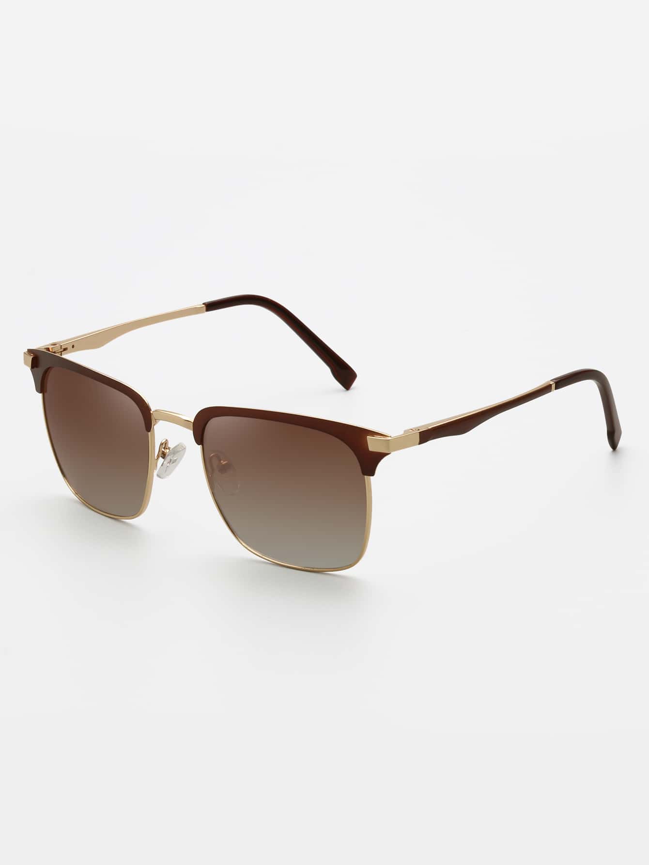 Metal Frame UV Protected Sunglasses