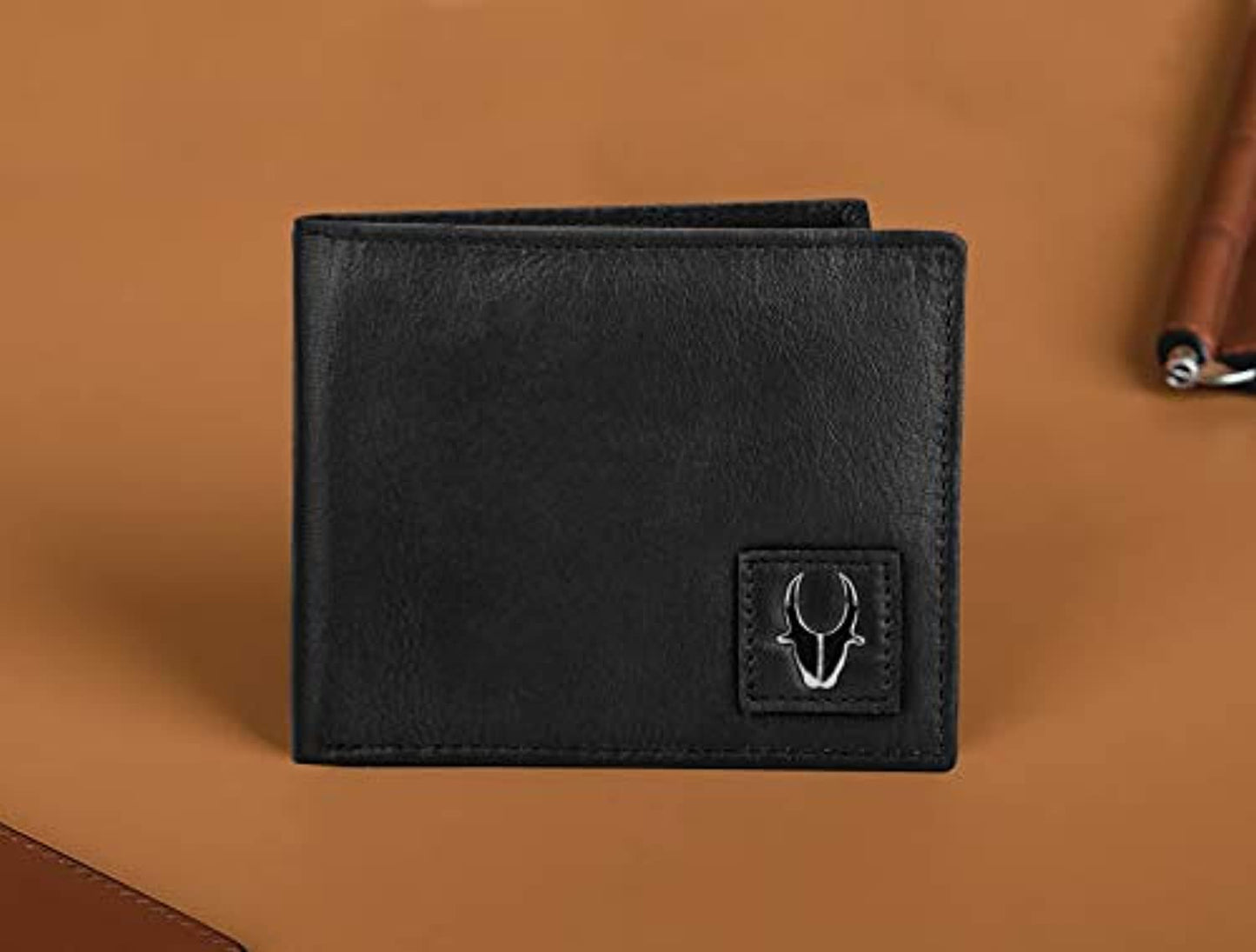 Combo of Men's Black Wallet & Belt