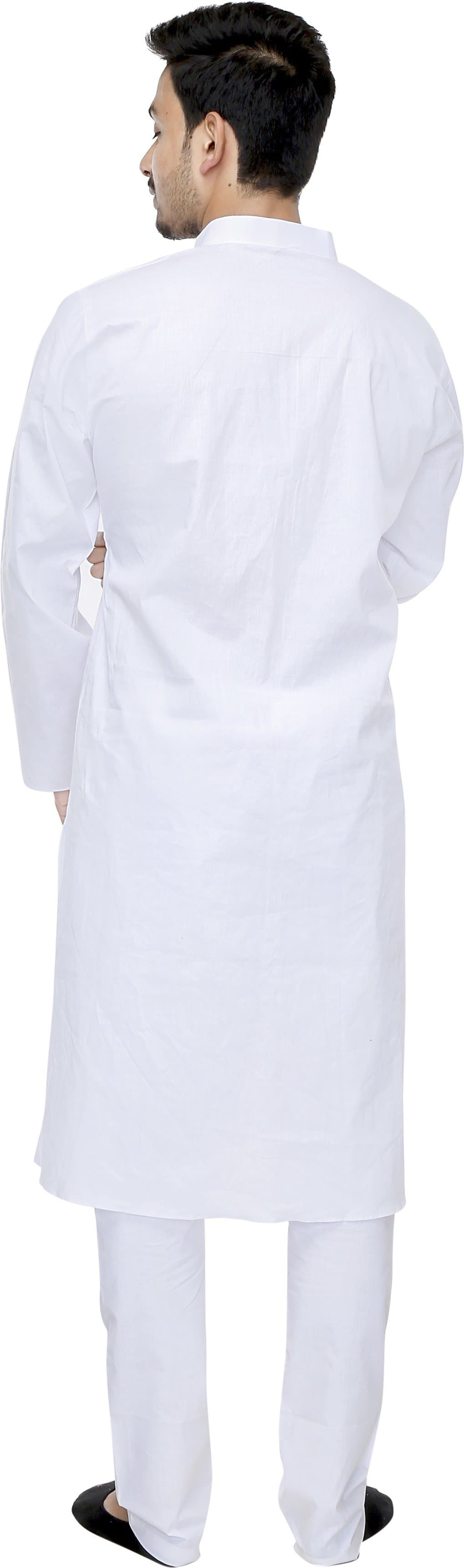 Cotton Blend Kurta and Pyjama Set