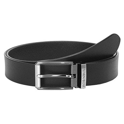 Combo of Leather Black Wallet and Belt