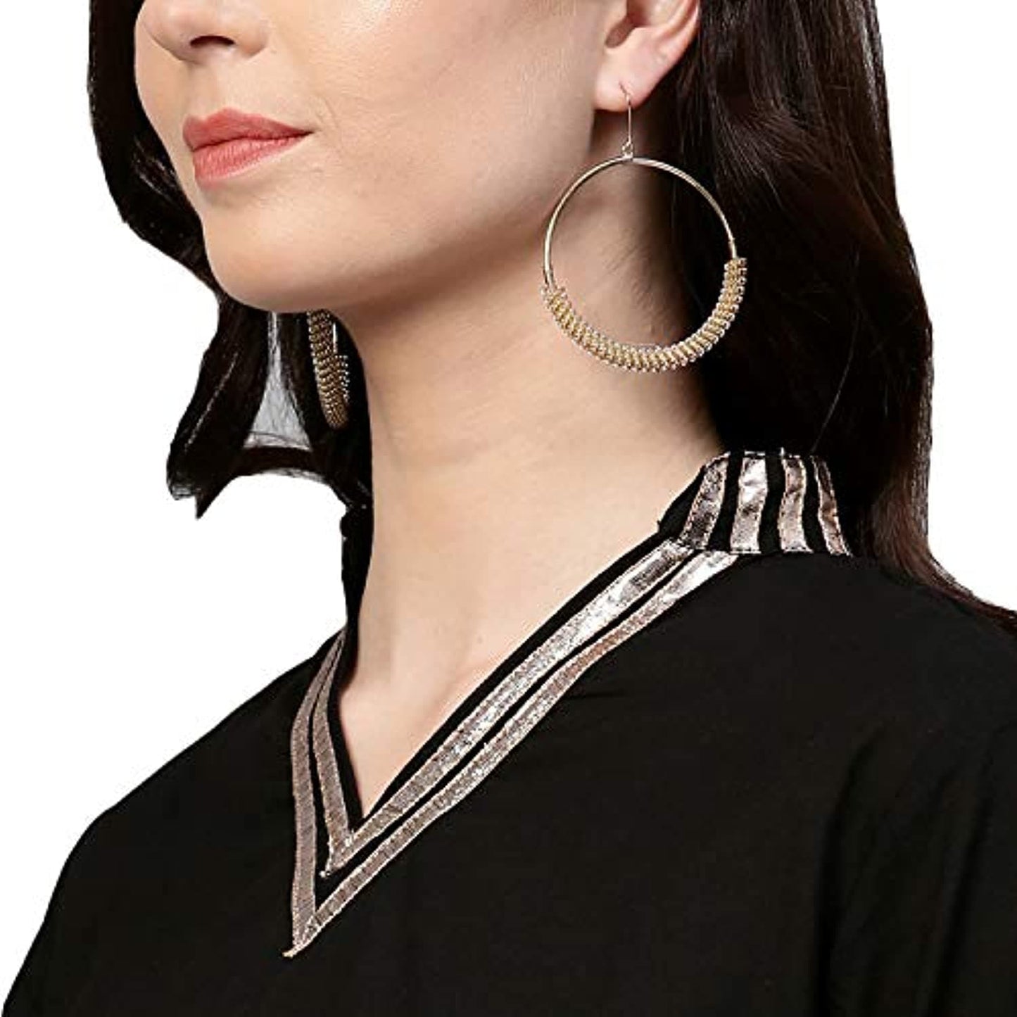 Black A line Salwar Suit Set by Bhama Couture