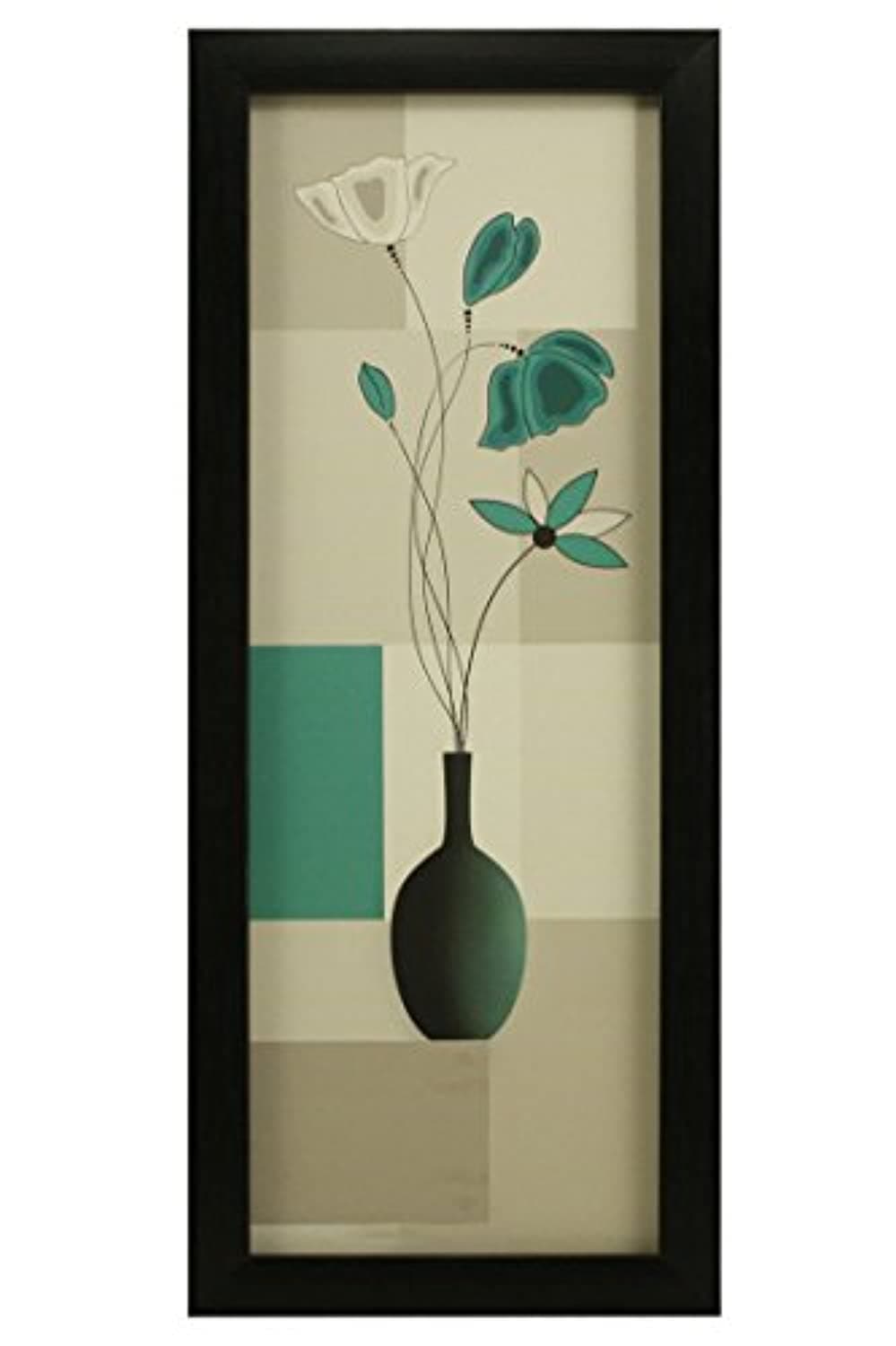 3 Pc Set of Floral Paintings Without Glass