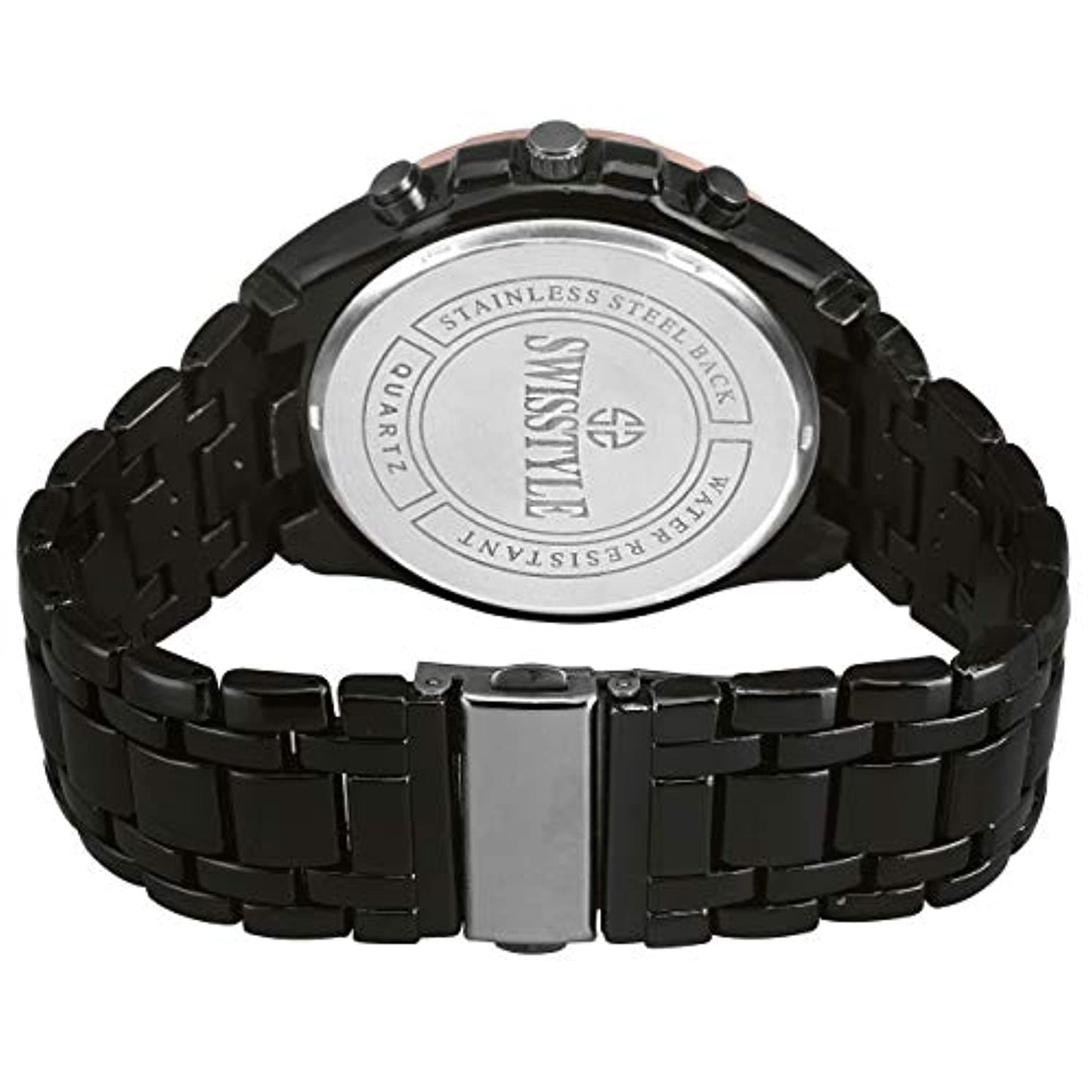 Swisstyle Anolog Black Dial Men's Watch
