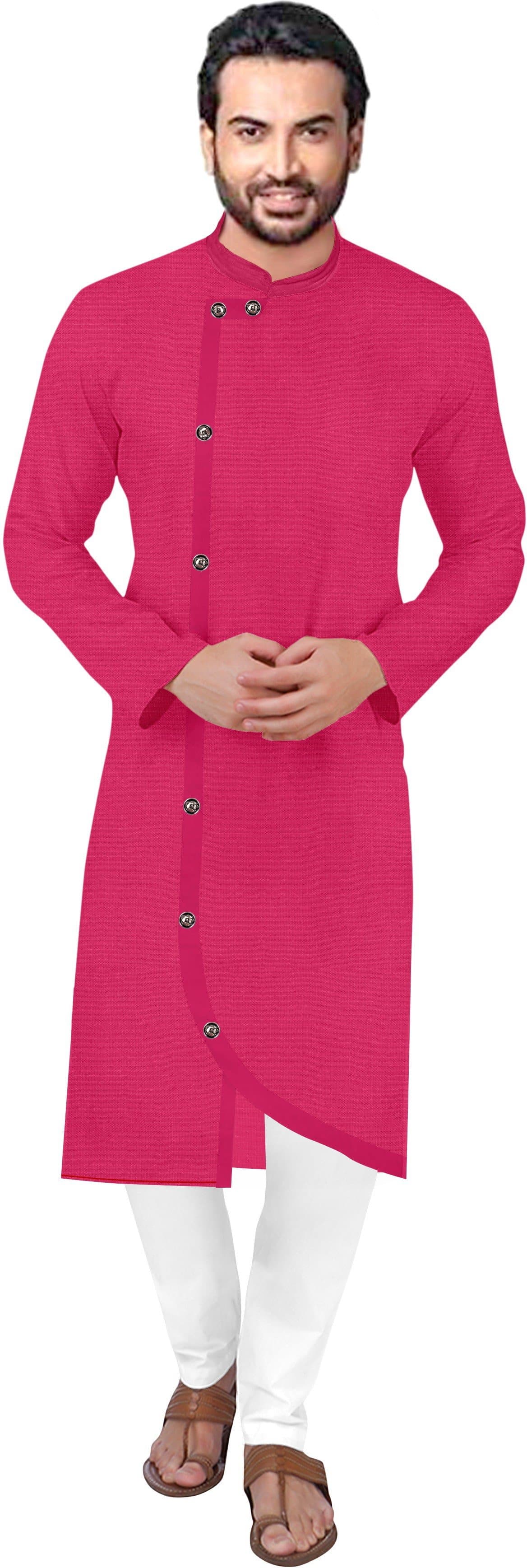 Round Neck Below Knee Solid Straight Kurta
