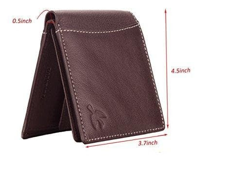 Leather Wallet and Belt Combo