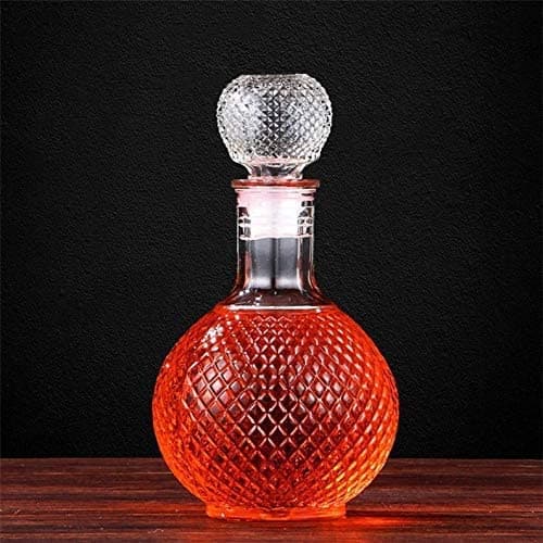 Glass Spirits Decanter with Airtight Stopper Bottle