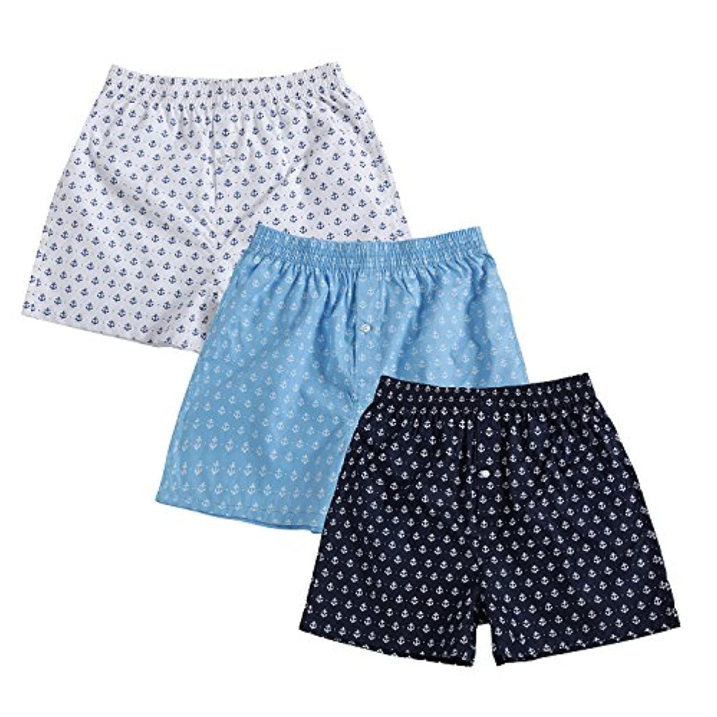 Men's Cotton Boxers (Pack of 3)
