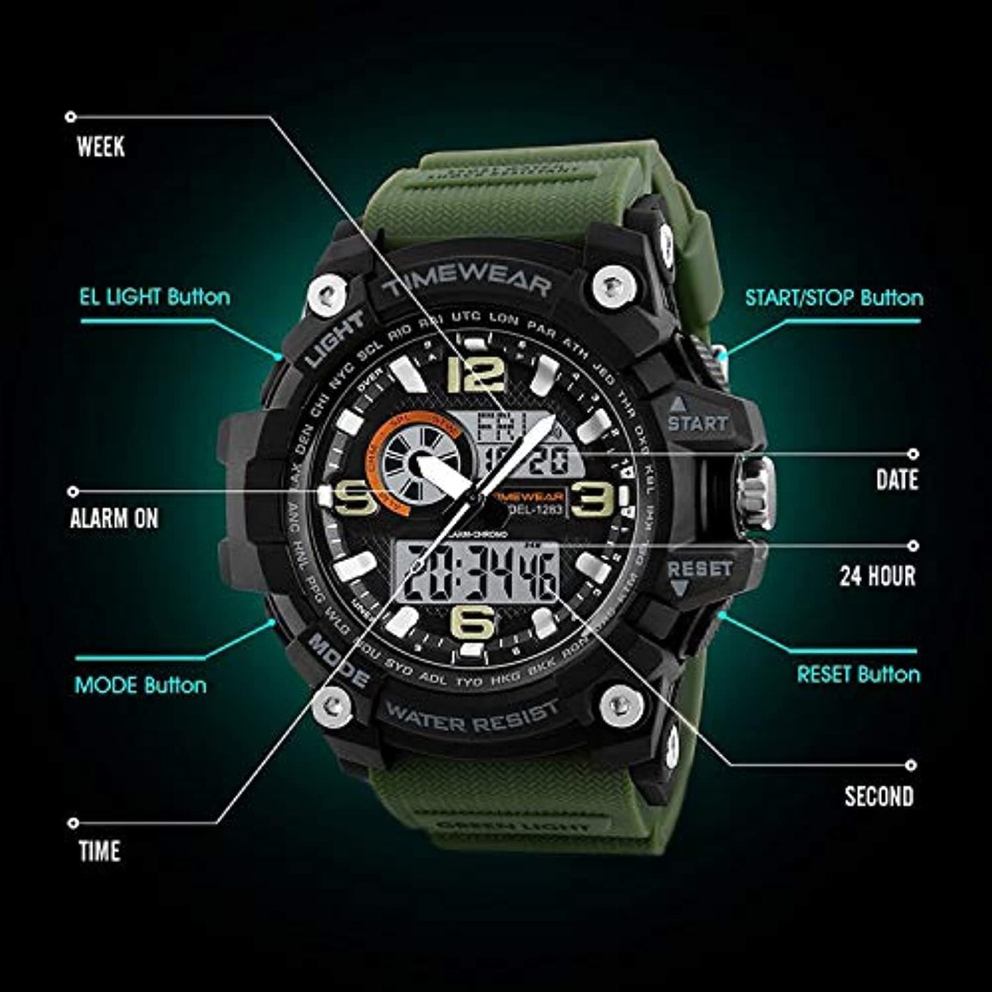 Analog Digital Watch for Men