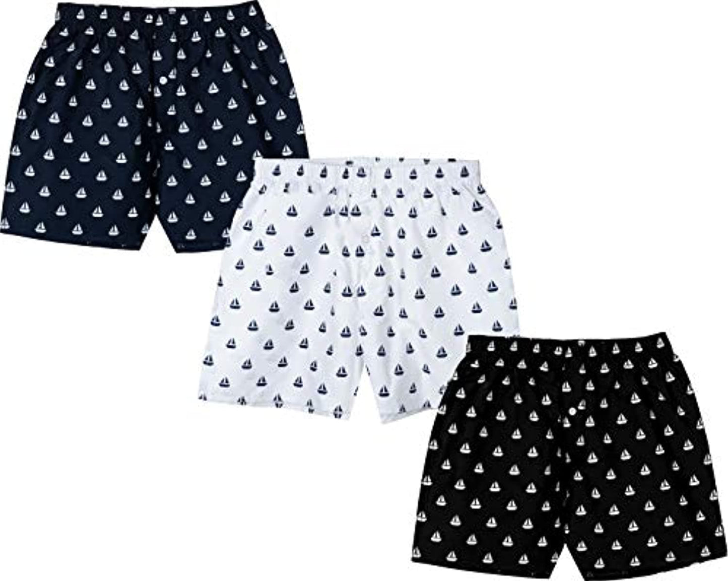 Men's Cotton Boxers (Pack of 3)