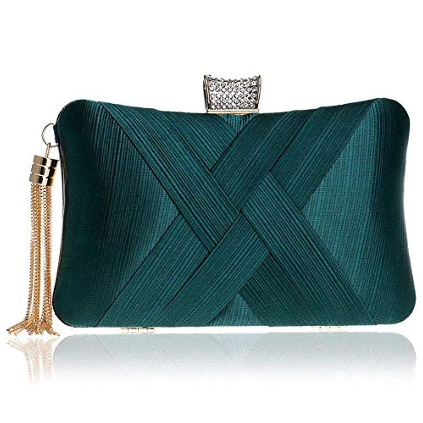 Women's Elegant Tassel Velvet Evening Party Clutch Bags