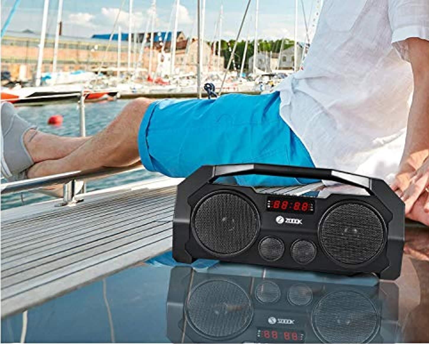 Boombox+ 32W Bluetooth Party Speaker with FM/USB/TF/Display/Handsfree Calling