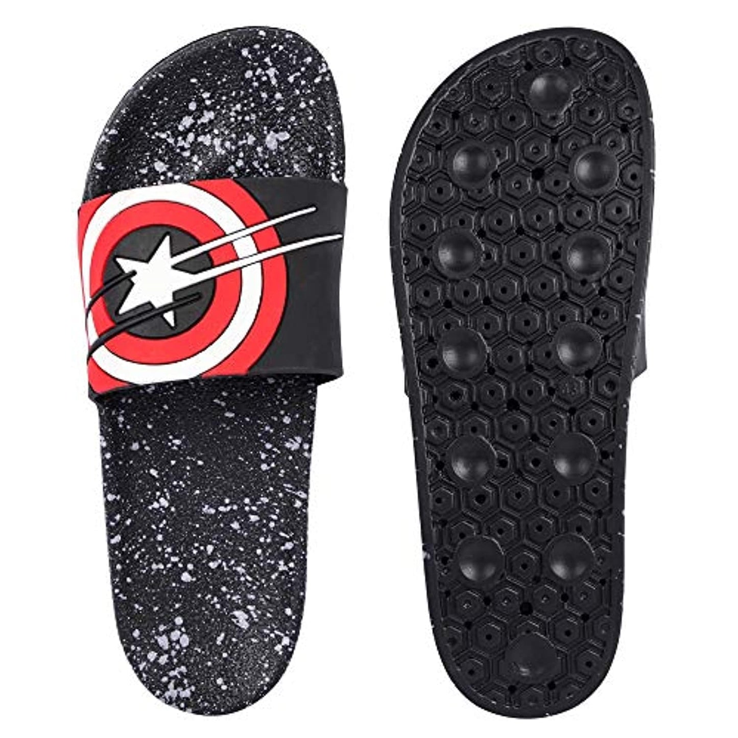 Captain America Star Dotted Flip Flop