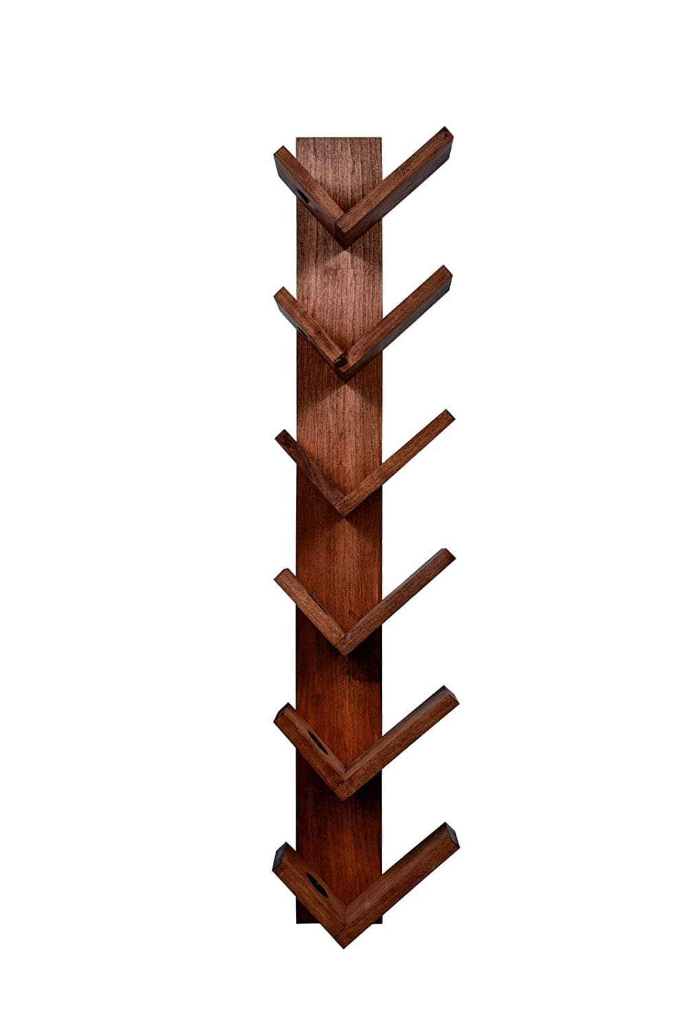 4 Bottle Wooden Wine Bottle Holder Rack, Wall Mount Wine Rack, Beer Holder