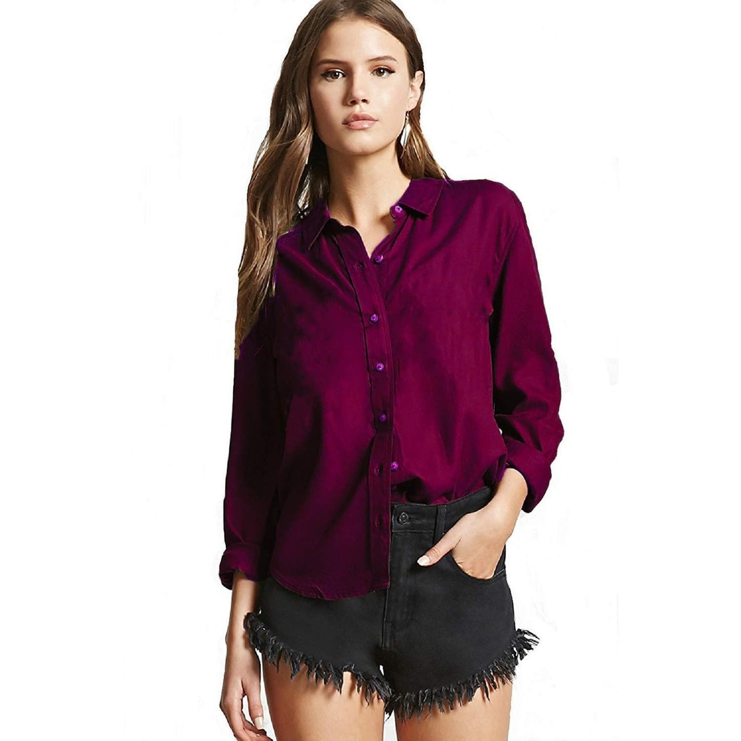 Women's Long Sleeves Casual Shirts