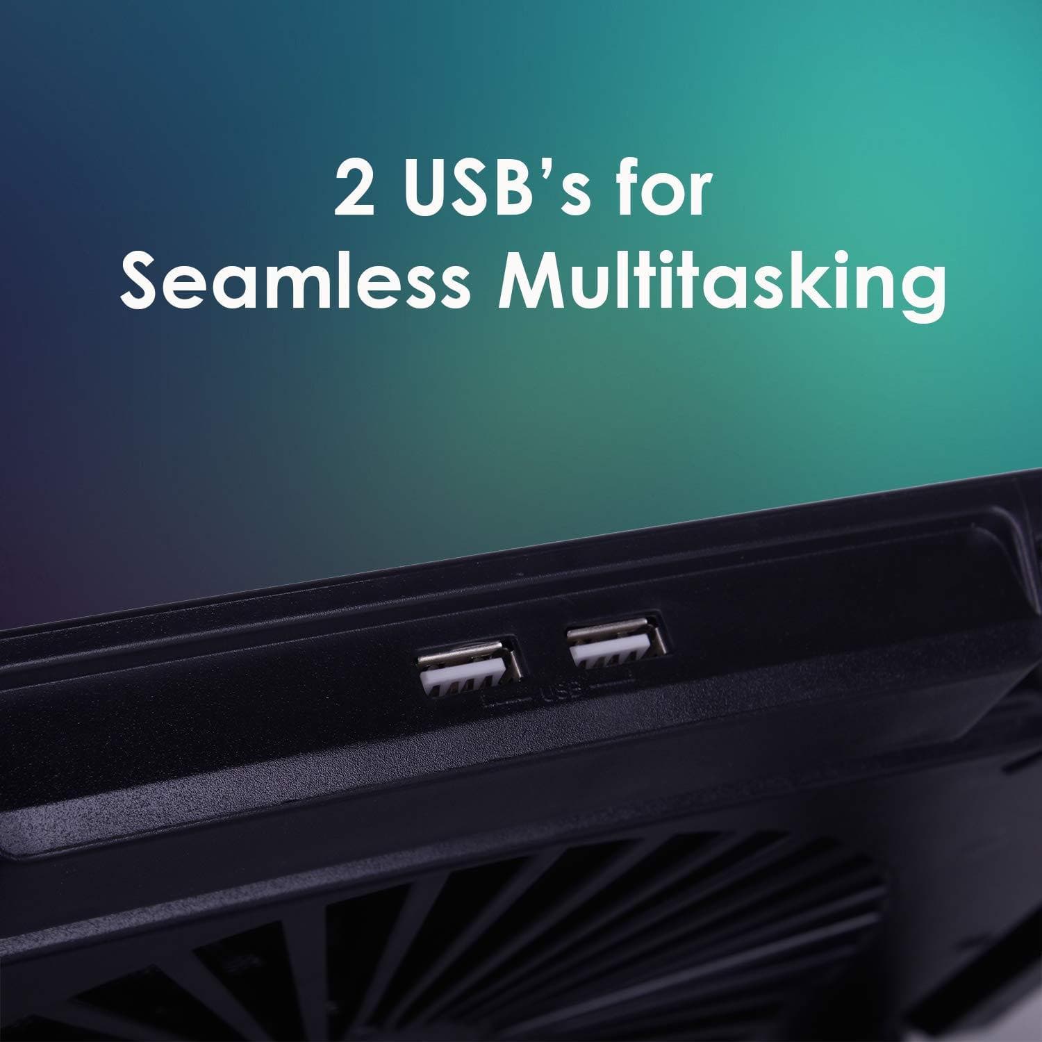 Laptop Cooling Pad with 2 USB Ports