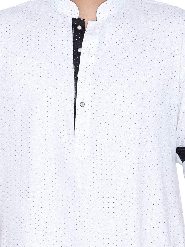 Polka Dot Retro Look Soft Cotton Stylish Kurta