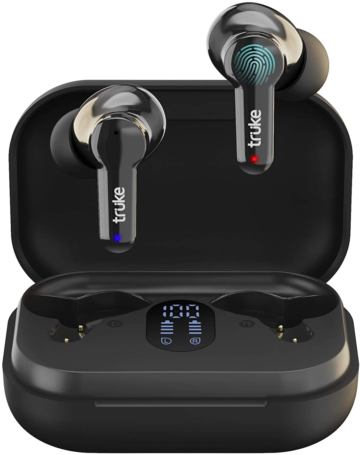 Wireless Earbuds with Environmental Noise Cancellation and Quad MEMS Mic for Clear Call Dedicated Low Latency Gaming Mode