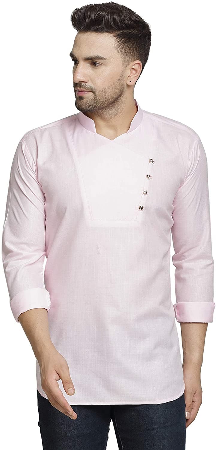 Full Sleeve Cotton Blend Solid Straight Kurta