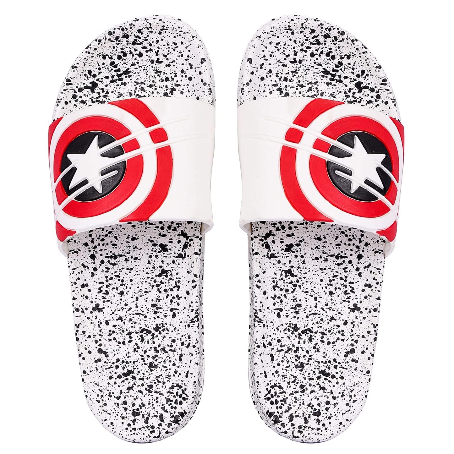 Captain America Star Dotted Flip Flop