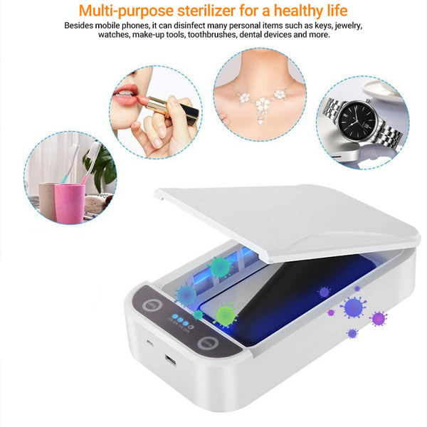 UV Sterilizer Box - 1 Slots (White)