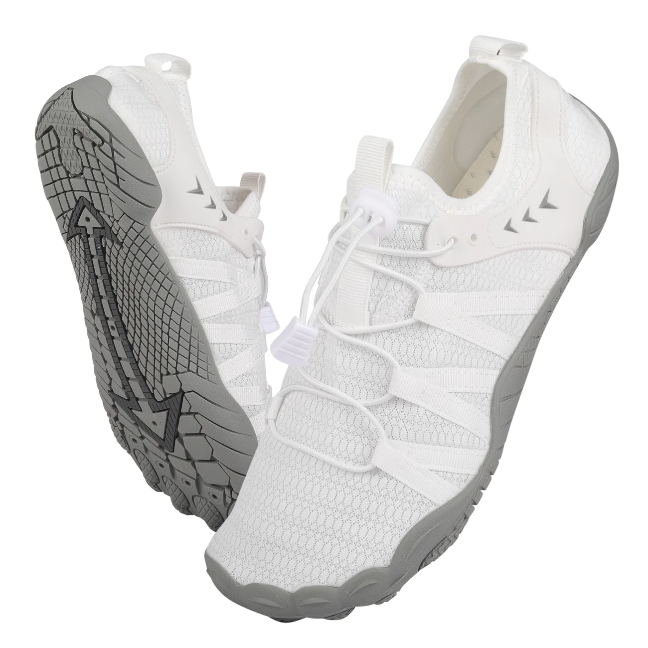 Mens Ultra Light White Blaze Barefoot Minimalist Cross Training Shoes
