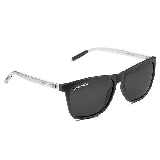 Polarised Full Rim Rectangular Stylish UV Protected Anti Glare Crack Resistant Shades Sunglasses