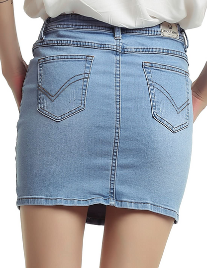 Casual Short Denim Skirt