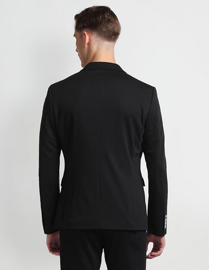 Single Breasted Slim Fit Crafted Blazer