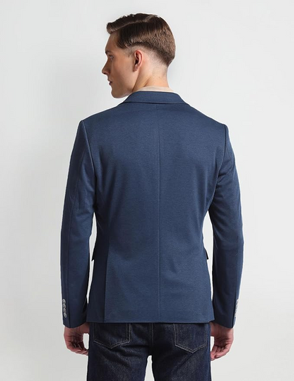 Single Breasted Slim Fit Crafted Blazer