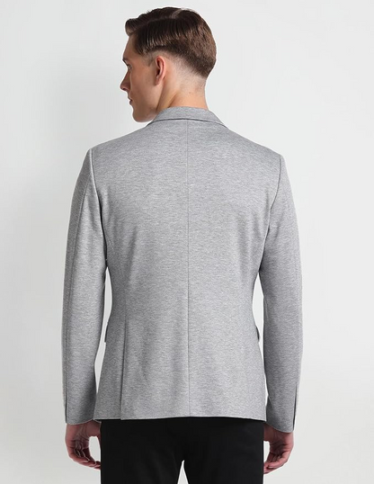 Single Breasted Slim Fit Crafted Blazer