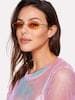 Metal Frame Flat Lens Sunglasses