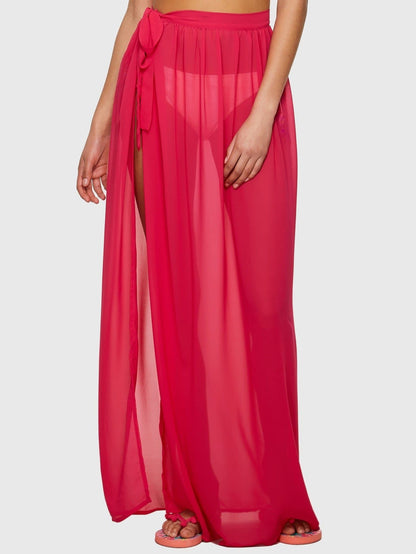 Chiffon Full Length Sarong Skirt