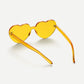 Heart Shaped Lens Rimless Sunglasses