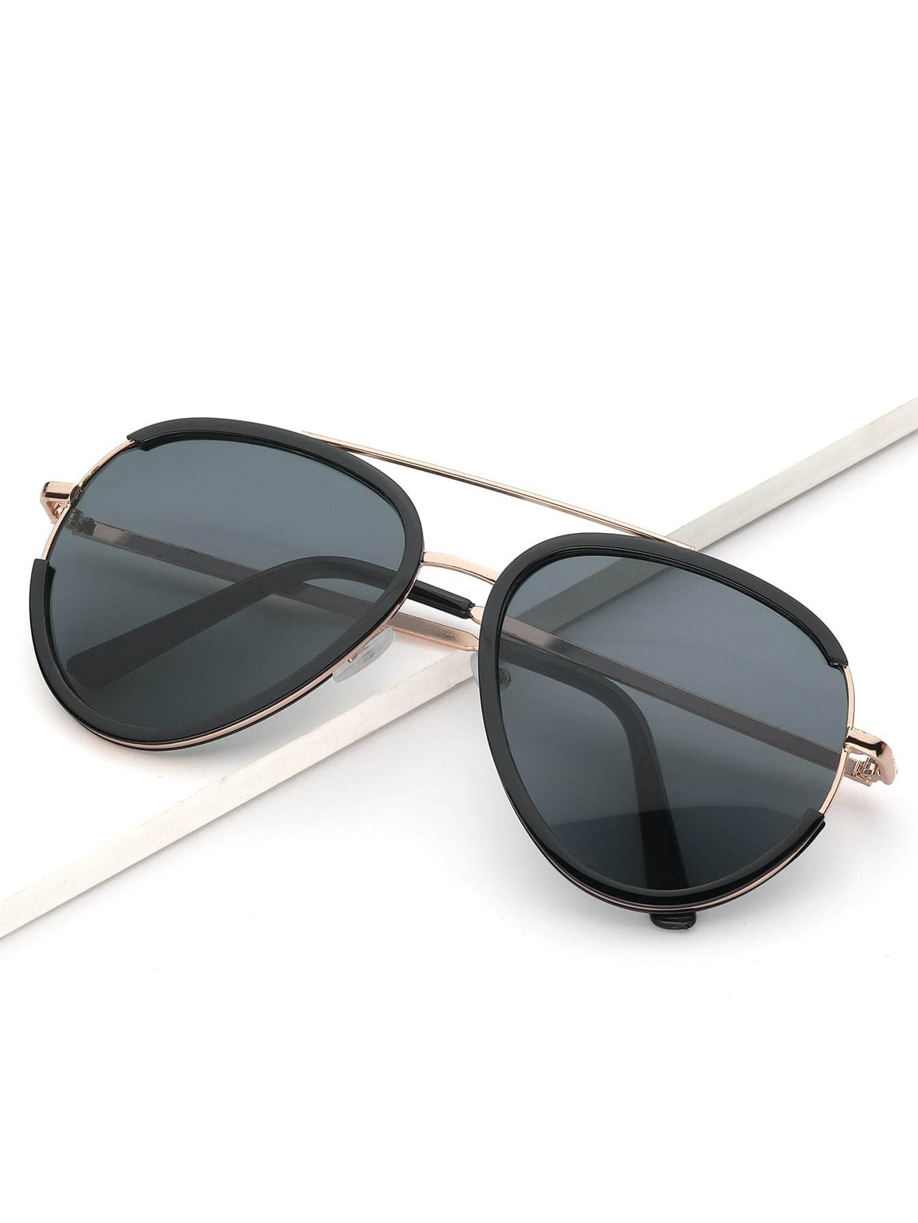 Metal Frame Top Bar Sunglasses