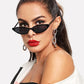 Black Flat Lens Sunglasses