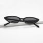 Black Flat Lens Sunglasses