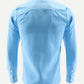 Blue Long Sleeve Pocket Detail Polka Dot Shirt