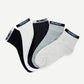 Letter Hem Socks 5pairs