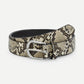 Snakeskin Pattern Belt
