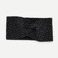 Black 100% Polyester Rhinestone Decorated Headband