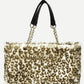 Leopard Print Fuzzy Fur Bag