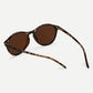 Tortoiseshell Frame Flat Lens Sunglasses