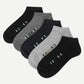 Cotton Letter Pattern Ankle Socks 5pairs